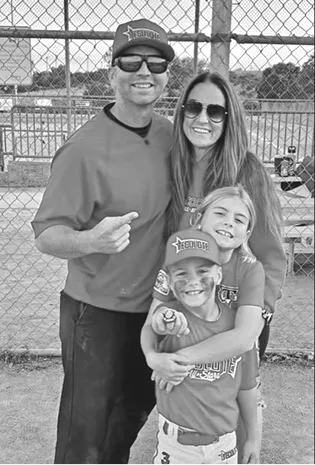 Brian Stuetz and his family.